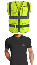 Solid Hi-Vis Safety Vest