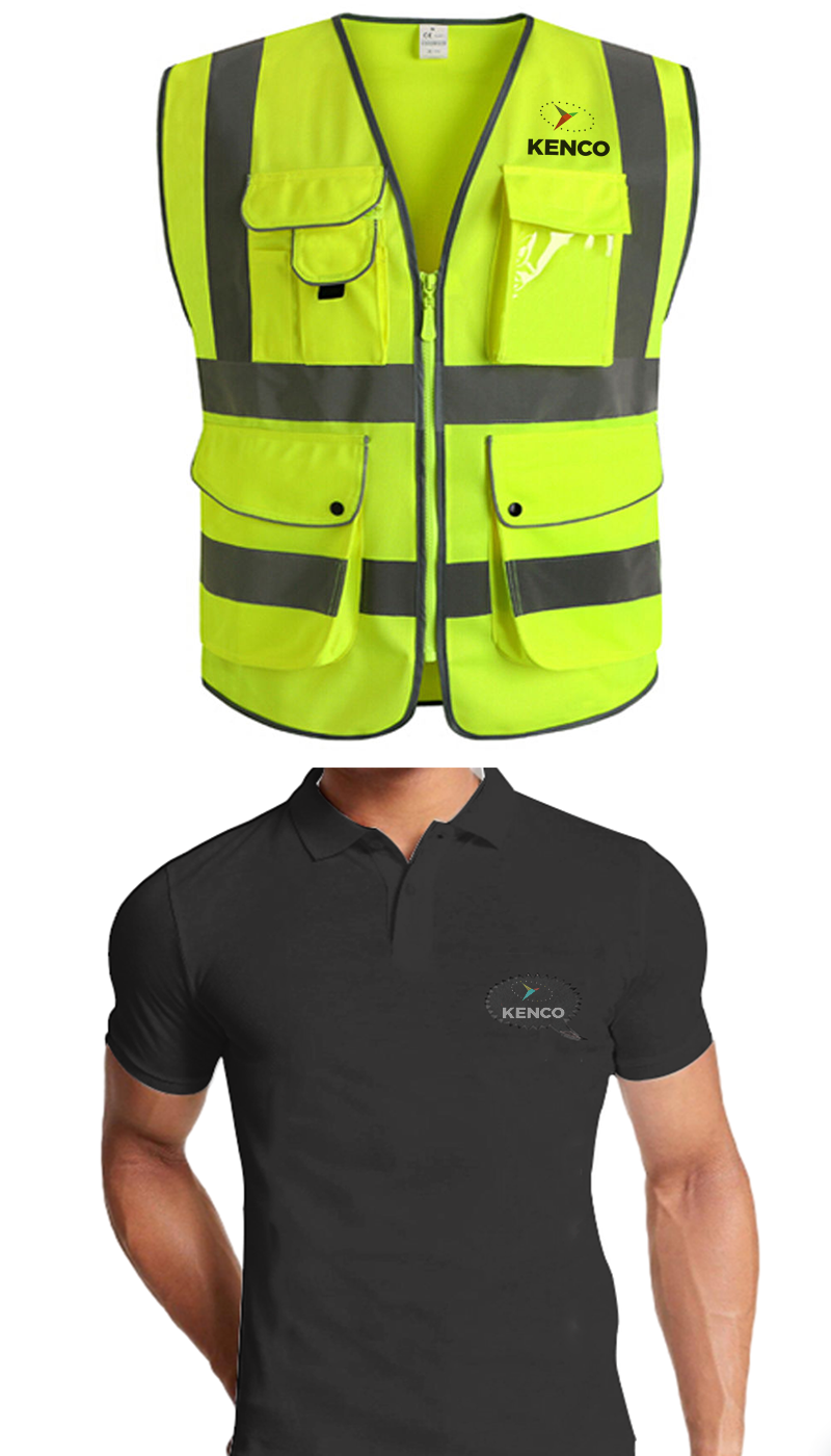 Solid Hi-Vis Safety Vest